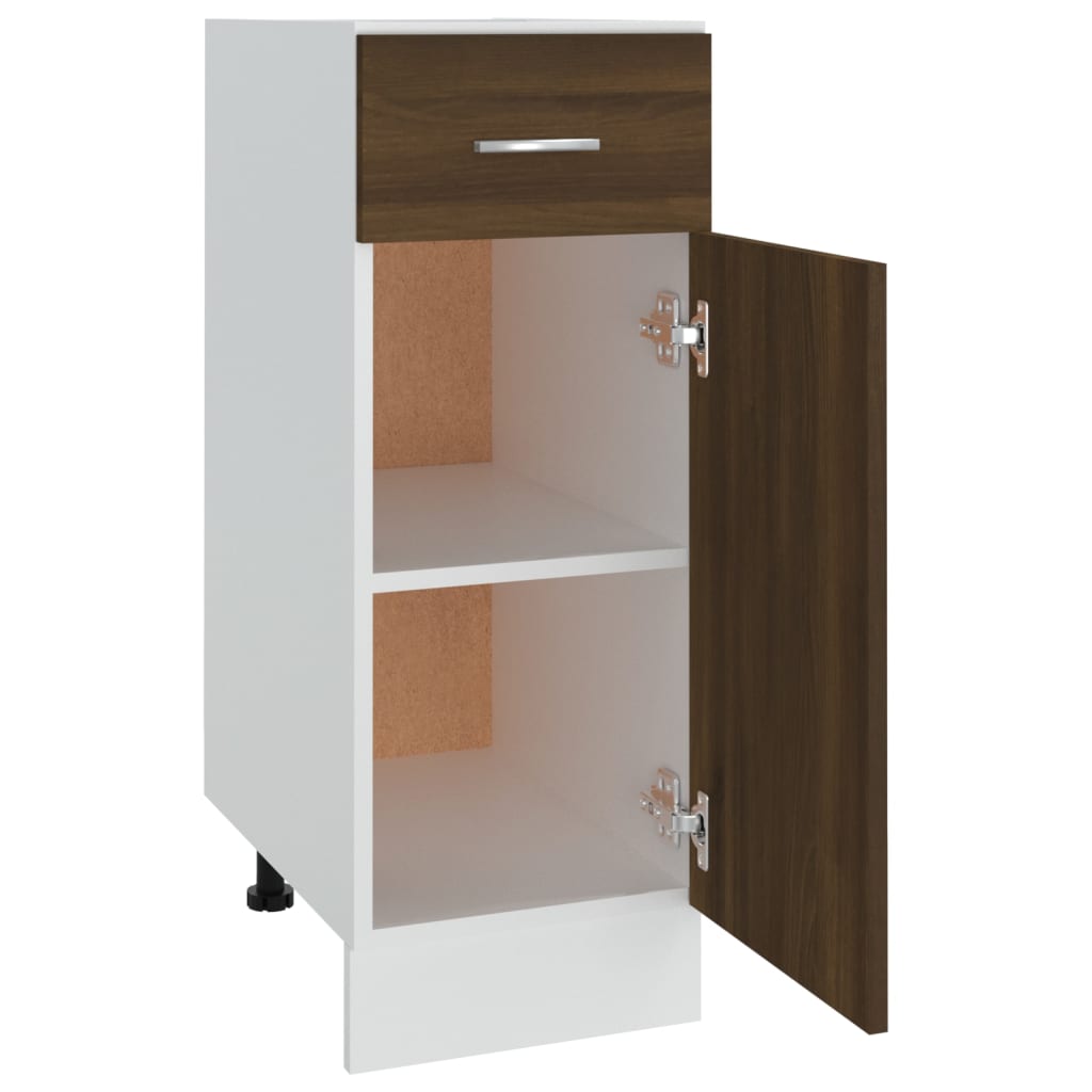 Mobile con Cassetto “Lyon” Rovere Marrone 30x46x81,5 - homemem39