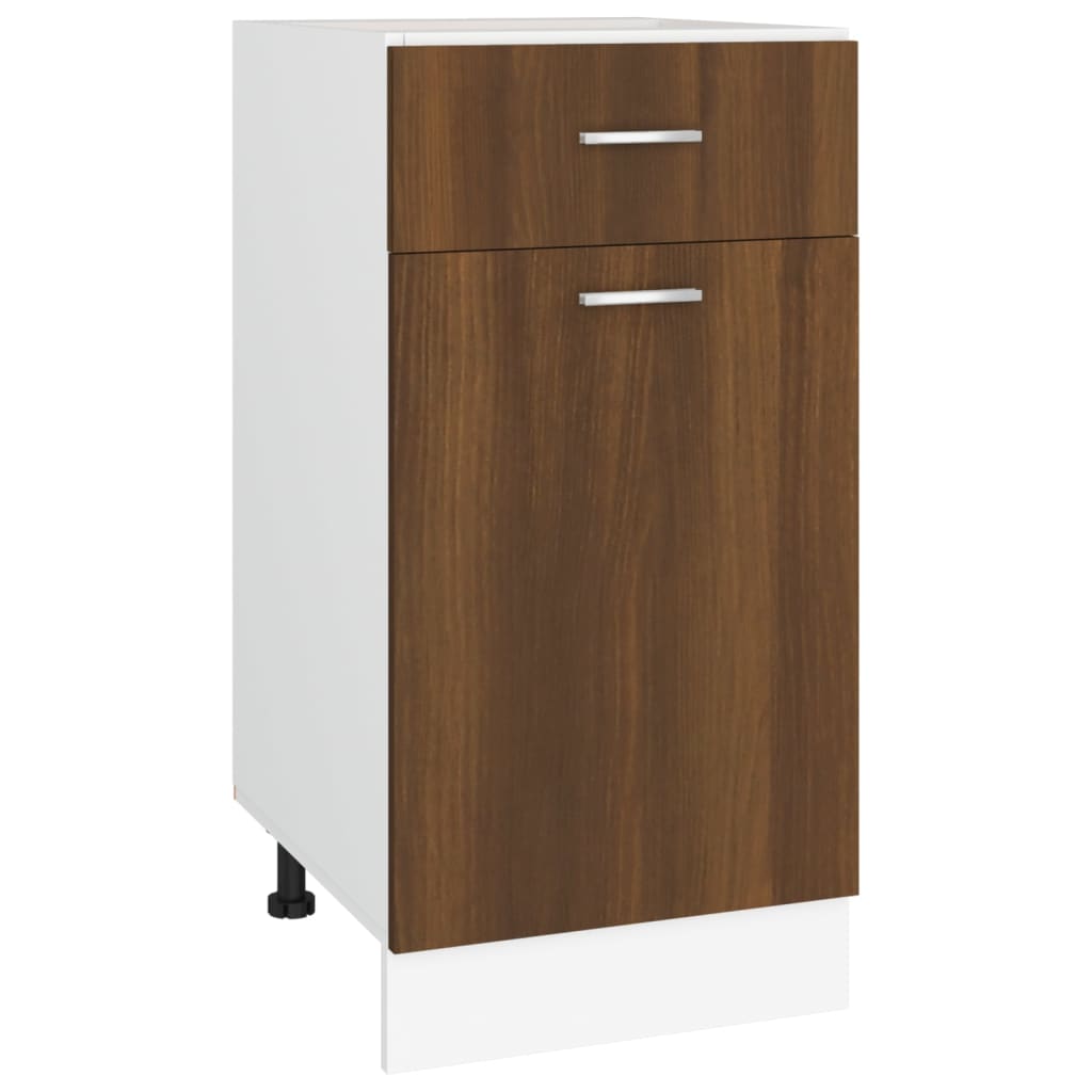 Mobile con Cassetto “Lyon” Rovere Marrone 40x46x81,5
