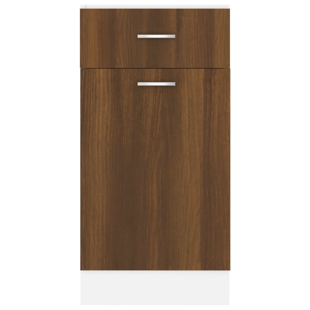 Mobile con Cassetto “Lyon” Rovere Marrone 40x46x81,5