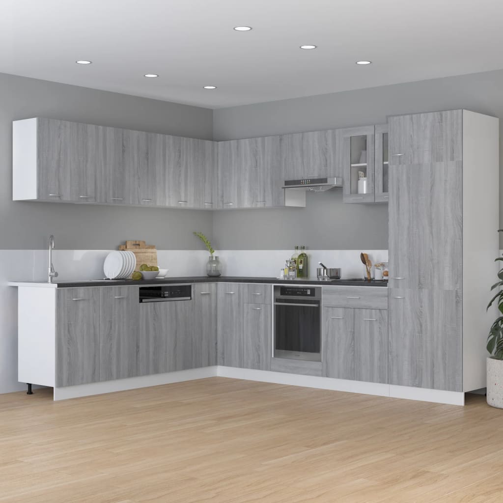 Armadietto Cucina “Lyon” Grigio Sonoma 75,5x75,5x81,5 cm - homemem39