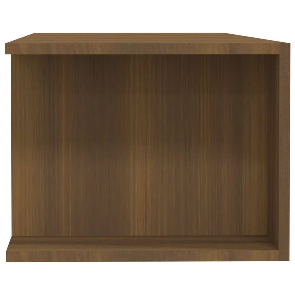 Mobile Porta TV con Luci LED Rovere Marrone 135x39x30 cm - homemem39