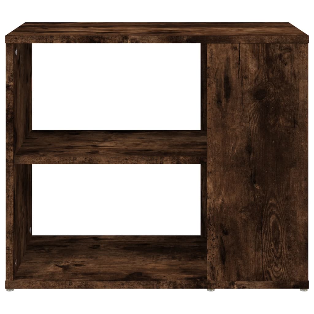 Mobiletto Laterale Rovere Fumo 60x30x50 cm in Legno Multistrato - homemem39
