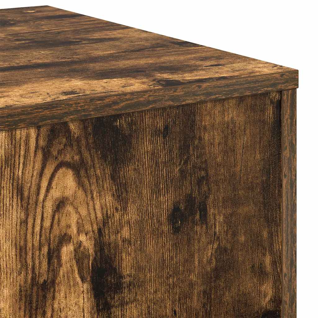 Credenze 3 pz Rovere Fumo in Legno Multistrato