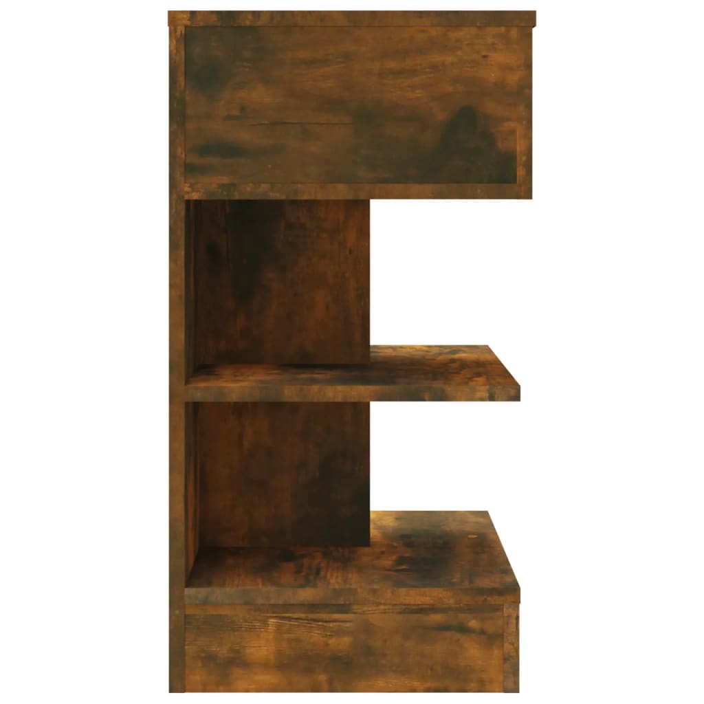 Comodini 2 pz Rovere Fumo 40x35x65 cm in Legno Multistrato - homemem39