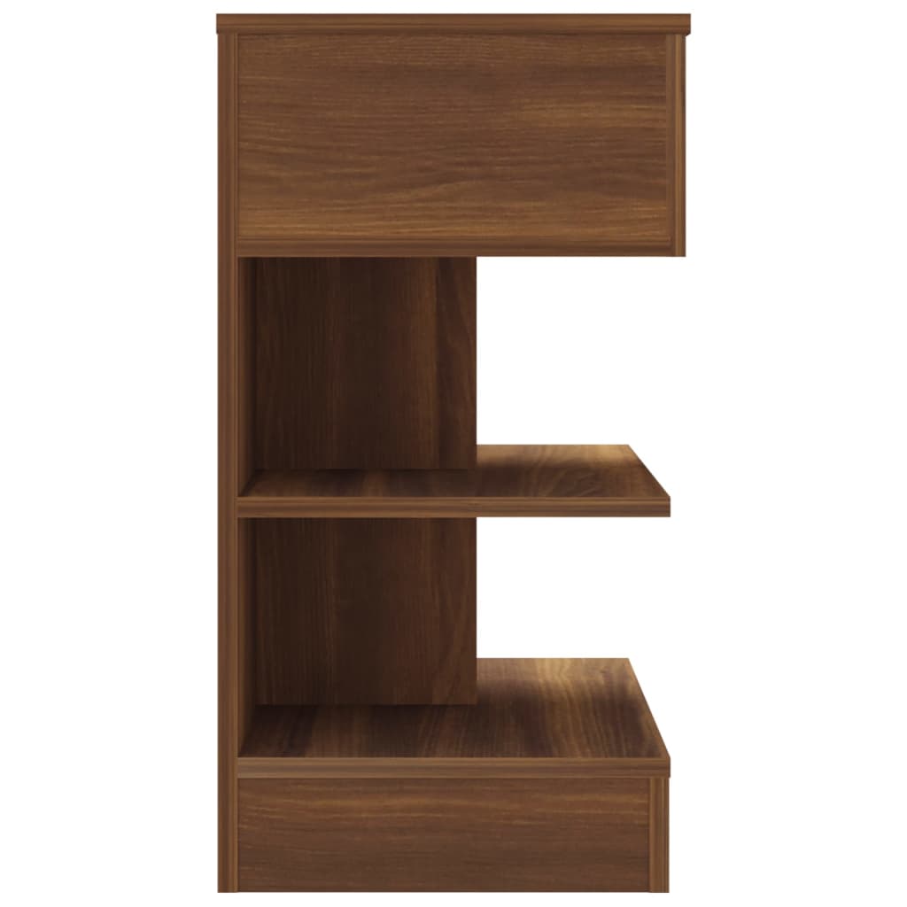 Comodini 2 pz Rovere Marrone 40x35x65 cm in Legno Multistrato - homemem39