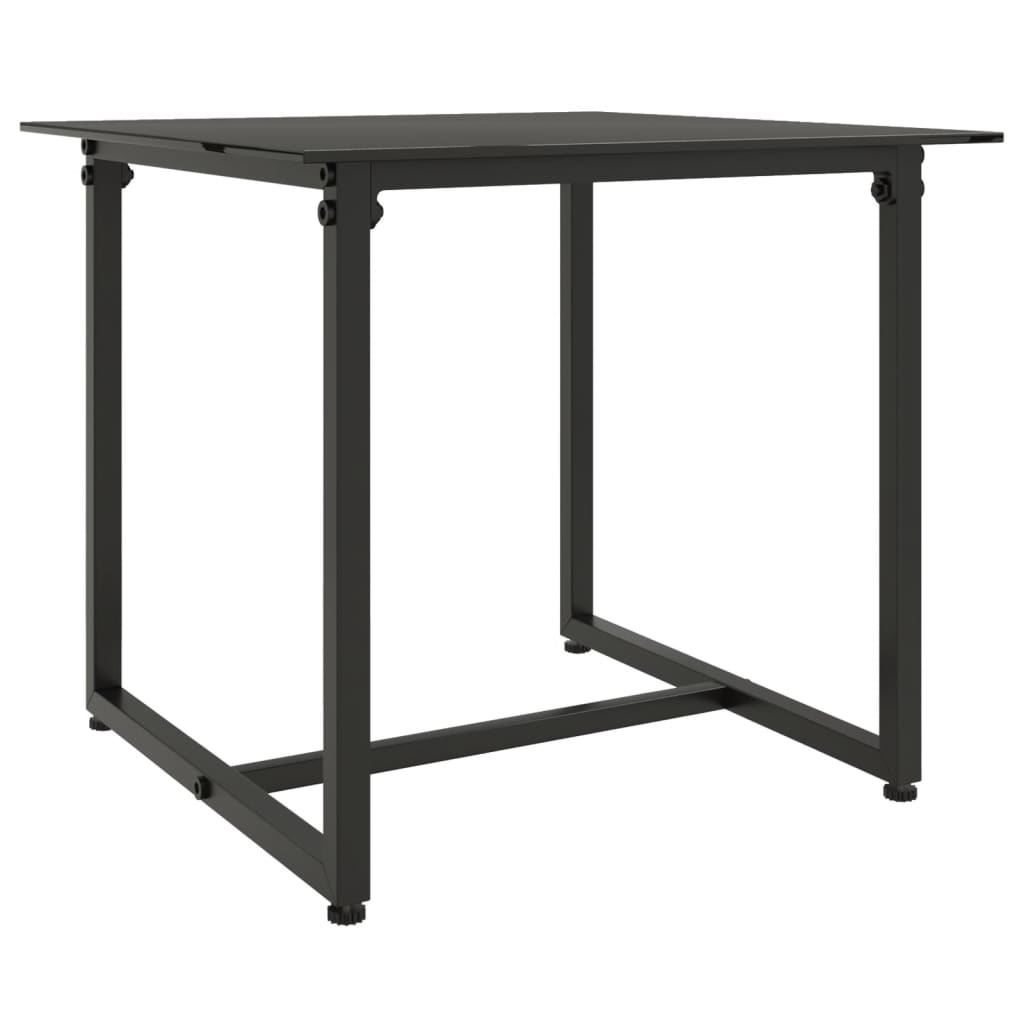 Set Divani da Giardino 3 pz con Cuscini Nero in Polyrattan - homemem39