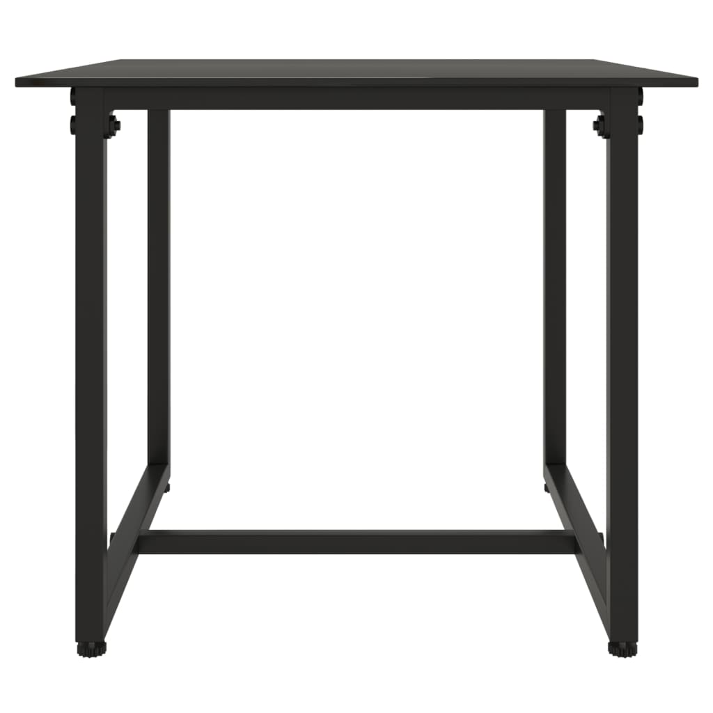 Set Divani da Giardino 3 pz con Cuscini Nero in Polyrattan - homemem39