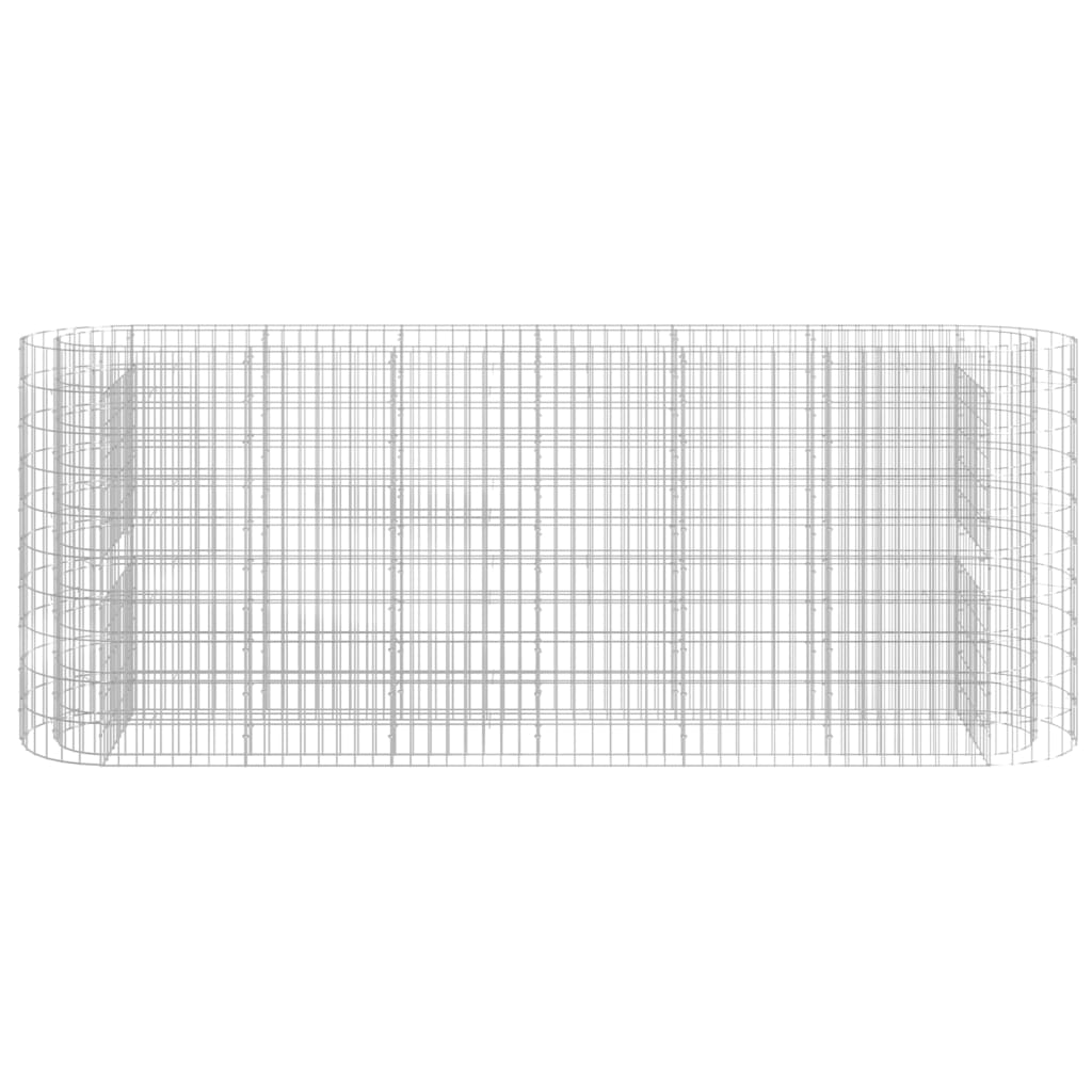 Gabbione con Letto Rialzato in Acciaio Zincato 260x50x100 cm - homemem39