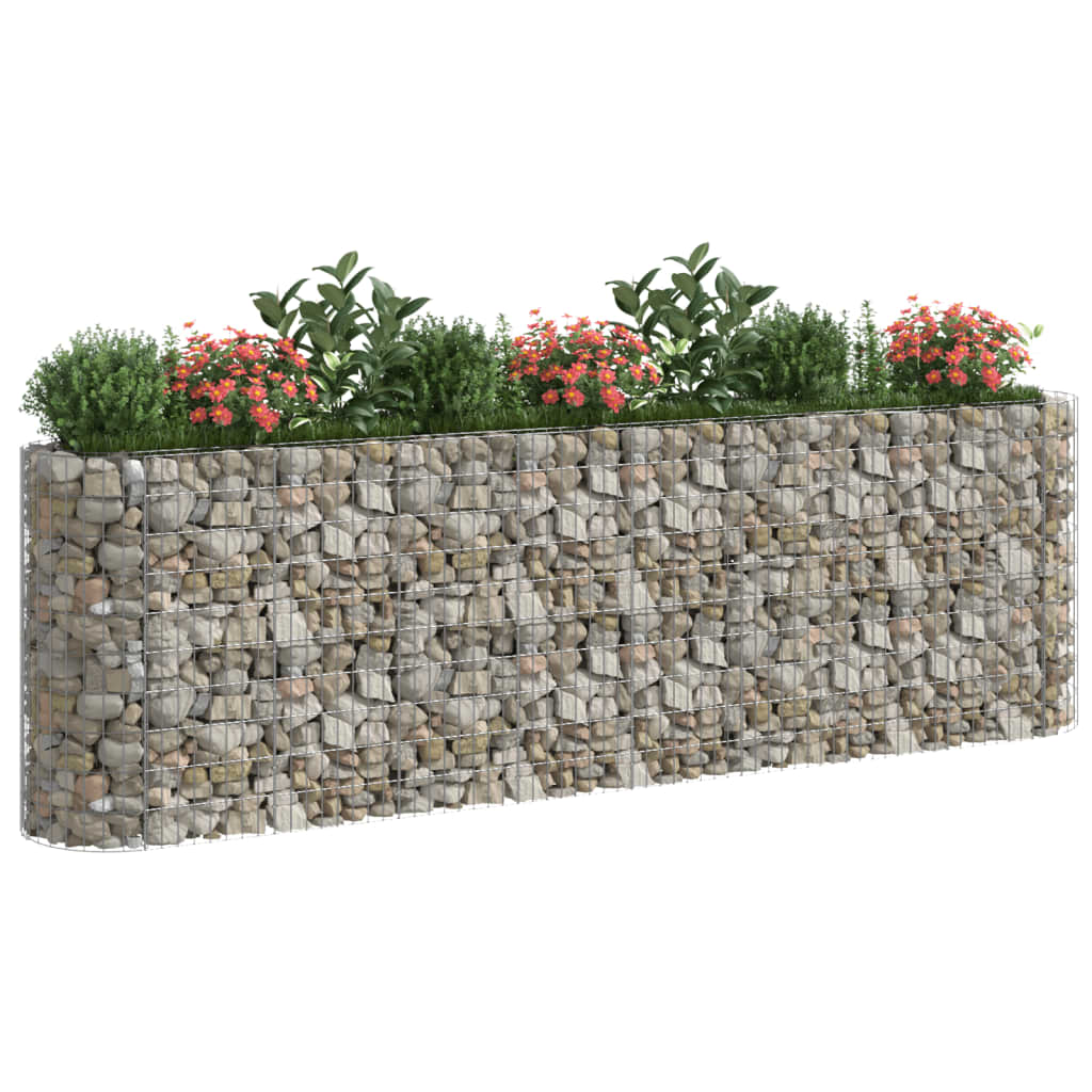 Gabbione con Letto Rialzato in Acciaio Zincato 330x50x100 cm - homemem39
