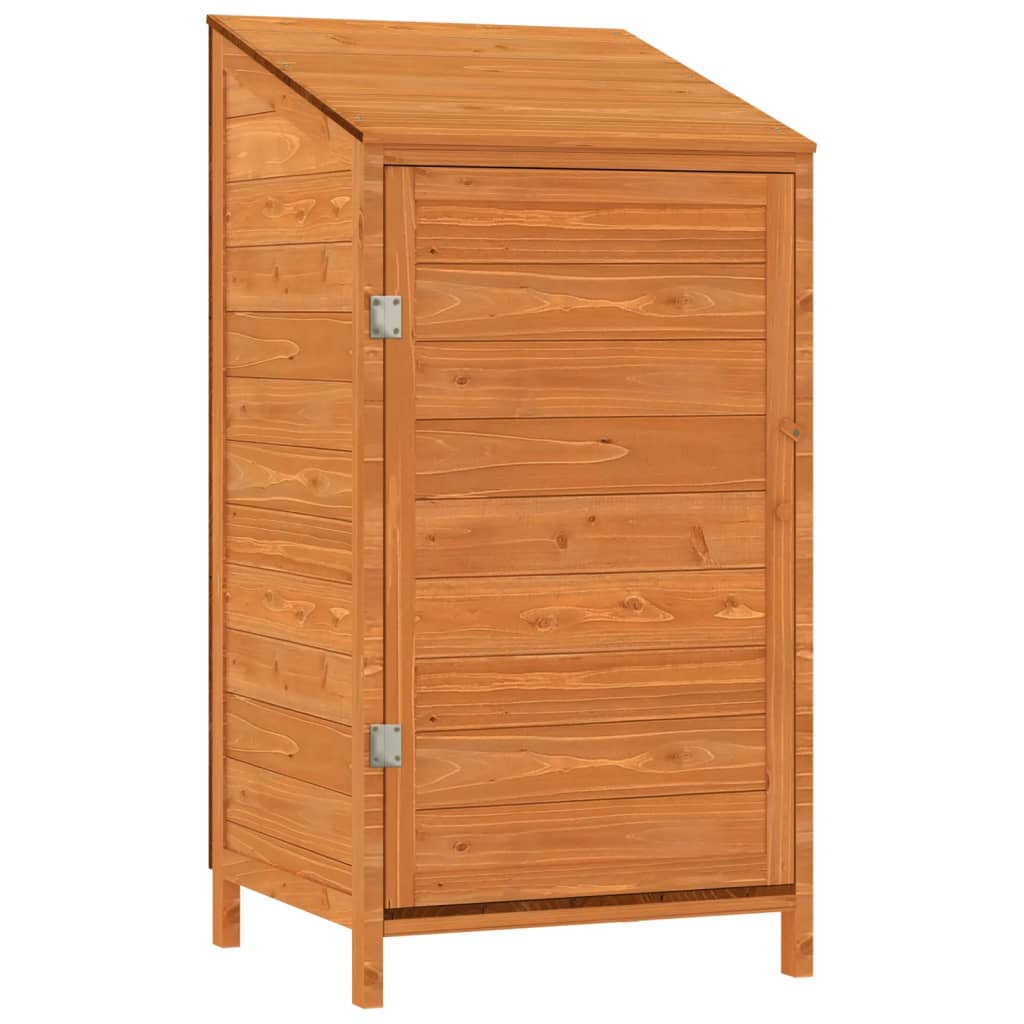 Capanno da Giardino Marrone 55x52x112cm Legno Massello di Abete - homemem39