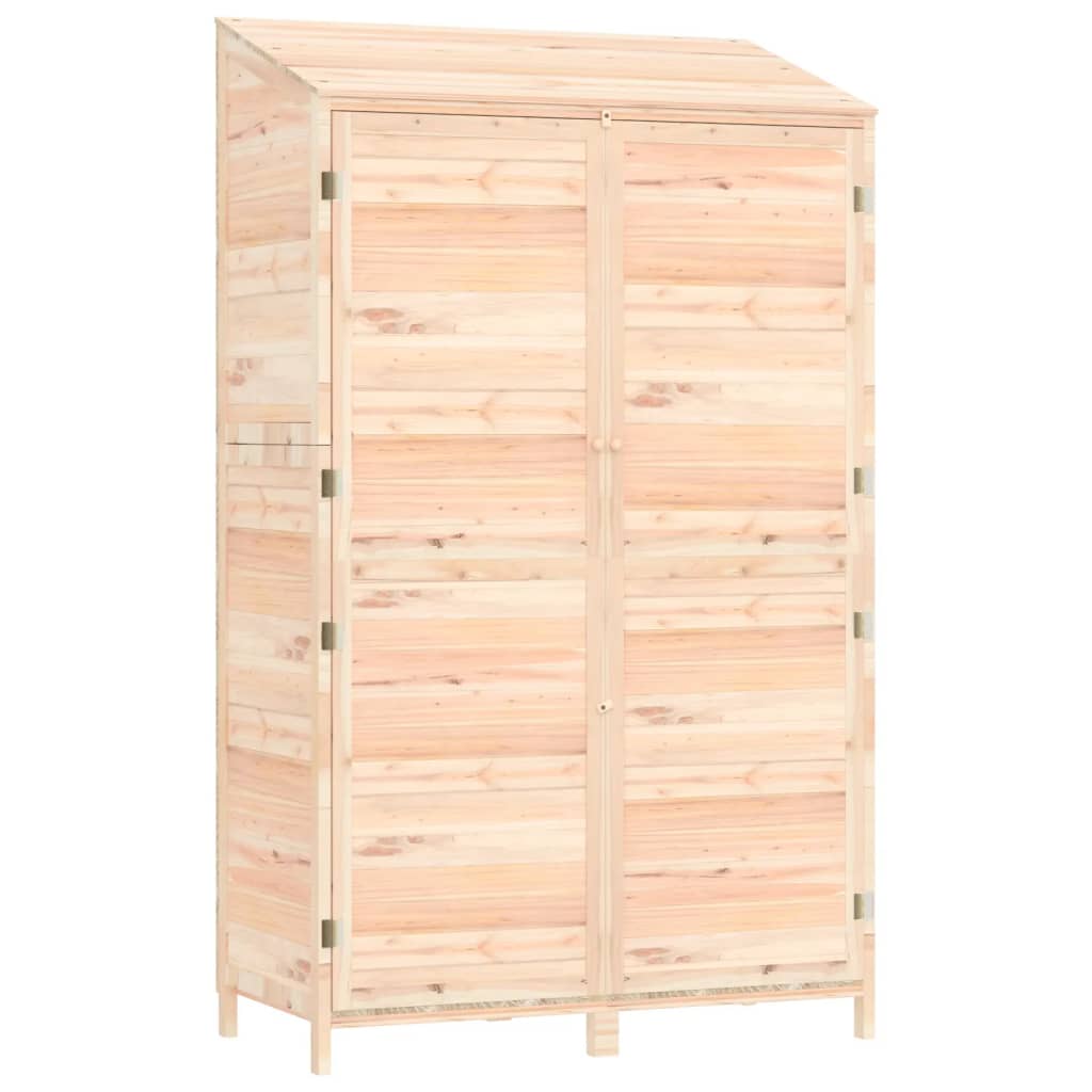 Capanno da Giardino 102x52x174,5 cm in Legno Massello di Abete - homemem39