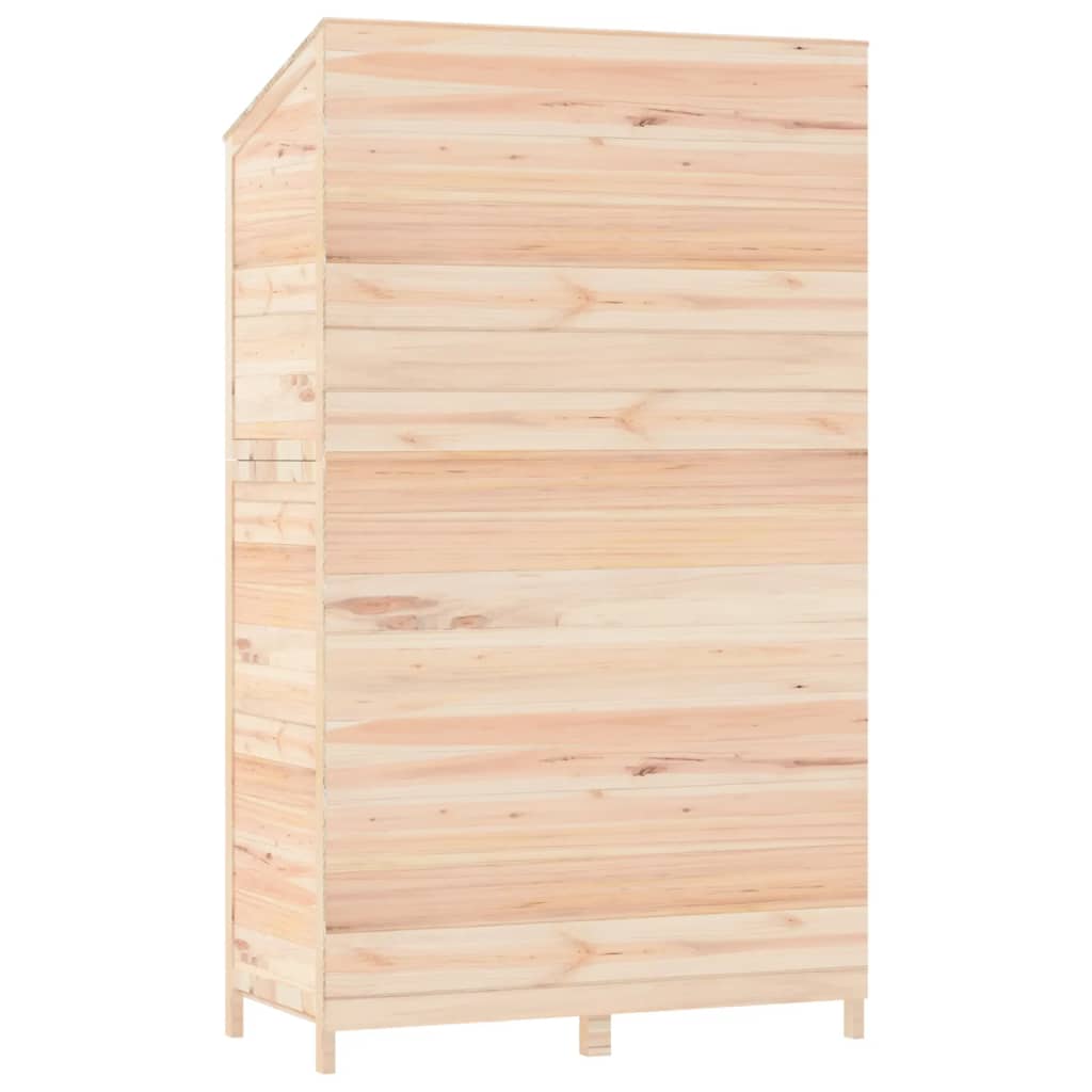 Capanno da Giardino 102x52x174,5 cm in Legno Massello di Abete - homemem39