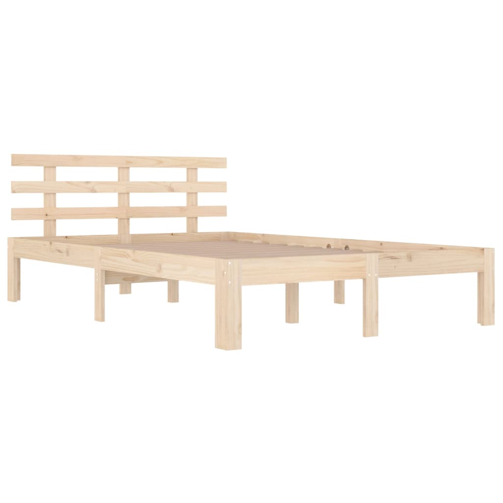Giroletto senza Materasso Ambrato in Legno Massello 140x200 cm - homemem39