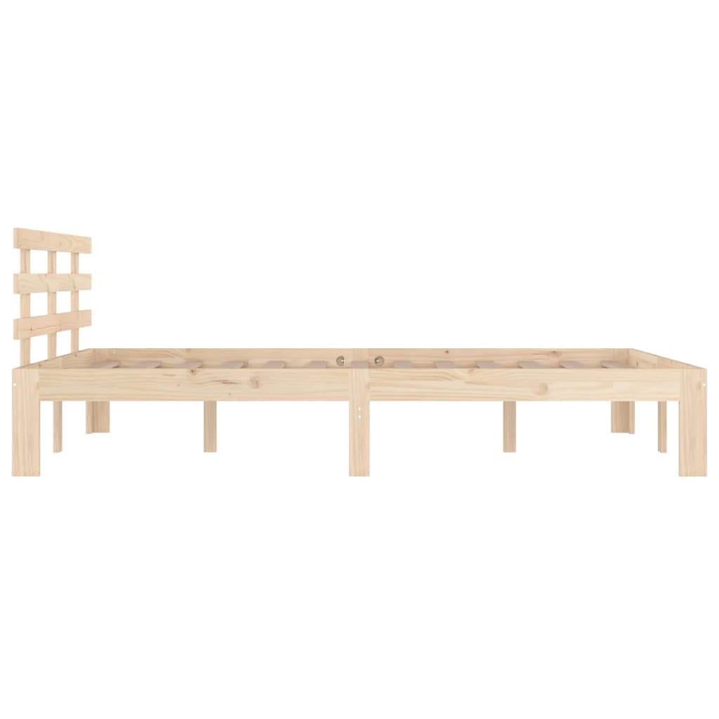 Giroletto senza Materasso Ambrato in Legno Massello 140x200 cm - homemem39