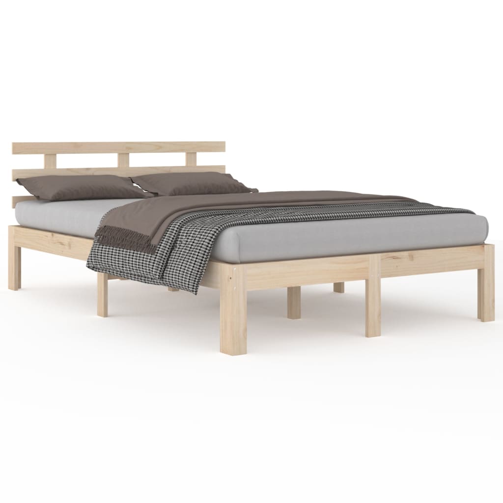 Giroletto senza Materasso in Legno Massello 160x200 cm - homemem39