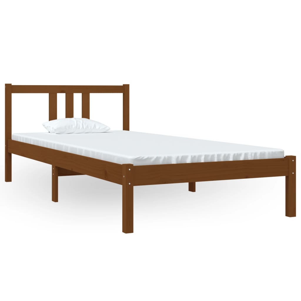 Giroletto senza Materasso Ambra Legno Massello Pino 90x200 cm - homemem39