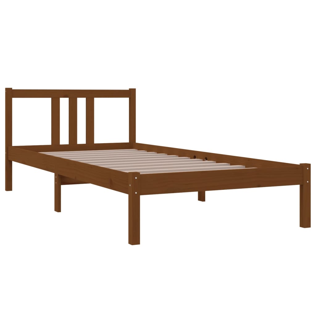 Giroletto senza Materasso Ambra Legno Massello Pino 90x200 cm - homemem39