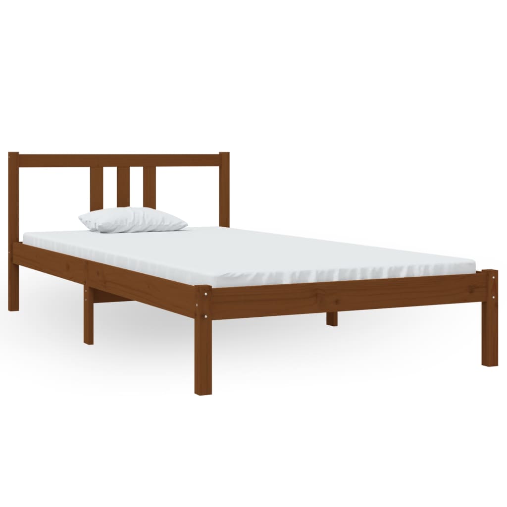 Giroletto senza Materasso Ambra in Legno Massello 100x200 cm - homemem39