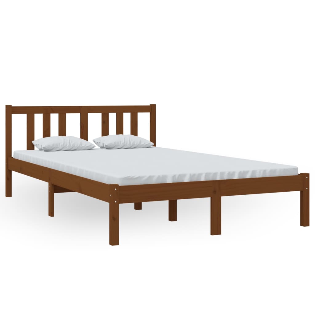 Giroletto senza Materasso Ambrato in Legno di Pino 120x200 cm - homemem39