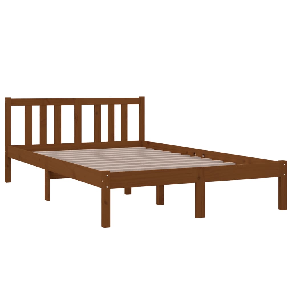 Giroletto senza Materasso Ambrato in Legno di Pino 120x200 cm - homemem39