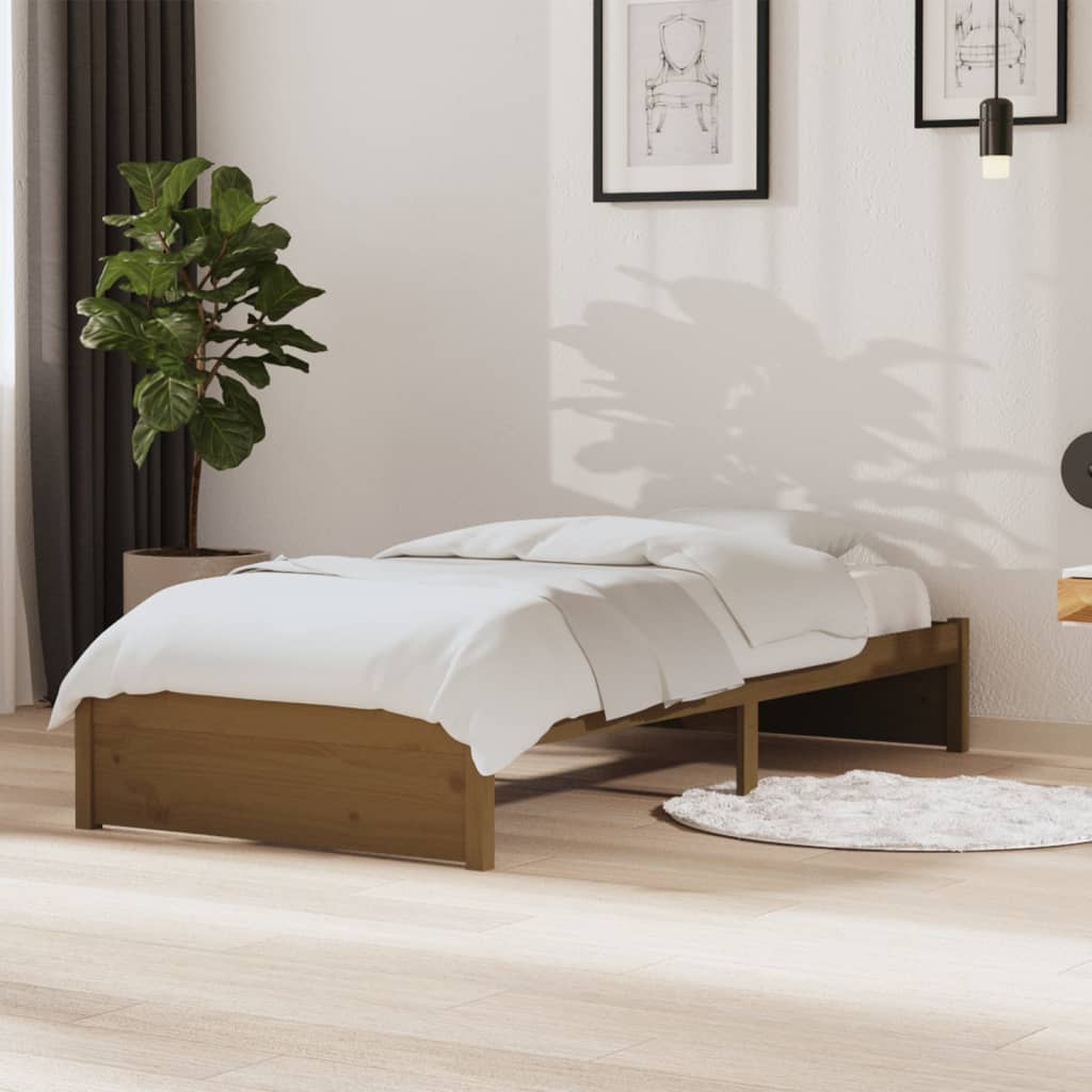 Giroletto Ambra in Legno Massello 90x190 cm Single - homemem39