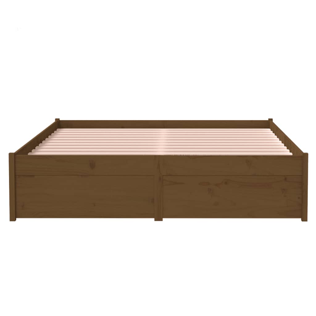 Giroletto senza Materaso Ambra in Legno Massello 120x190 cm - homemem39