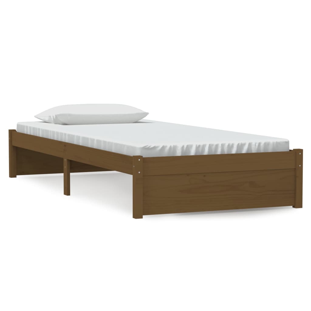 Giroletto senza Materasso Ambra Legno Massello Pino 90x200 cm - homemem39