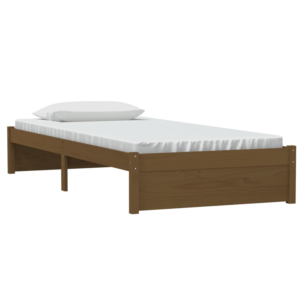 Giroletto senza Materasso Ambra Legno Massello Pino 90x200 cm - homemem39