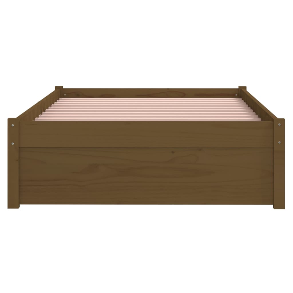 Giroletto senza Materasso Ambra Legno Massello Pino 90x200 cm - homemem39