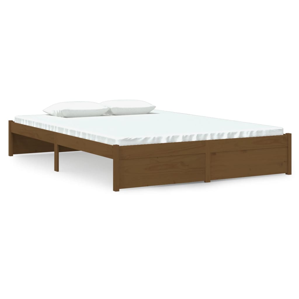 Giroletto senza Materaso Ambra in Legno Massello 140x200 cm - homemem39