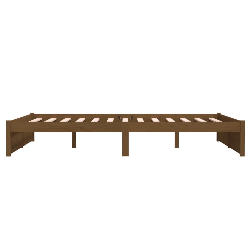 Giroletto senza Materaso Ambra in Legno Massello 140x200 cm - homemem39