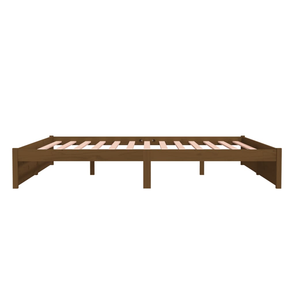 Giroletto senza Materaso Ambra in Legno Massello 200x200 cm - homemem39