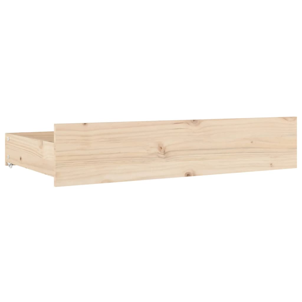 Cassettoni da Letto 4 pz in Legno Massello di Pino - homemem39