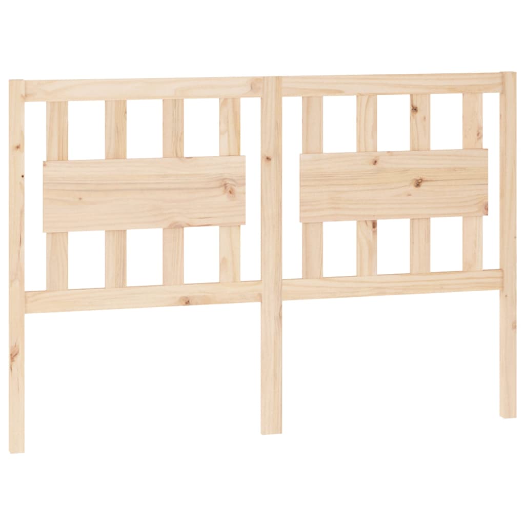 Testiera per Letto 125,5x4x100 cm in Legno Massello di Pino - homemem39
