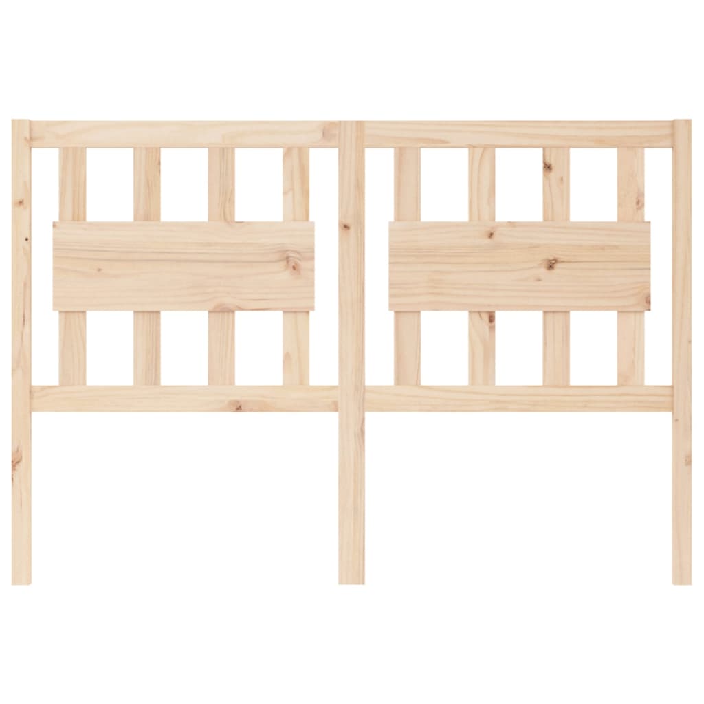 Testiera per Letto 125,5x4x100 cm in Legno Massello di Pino - homemem39