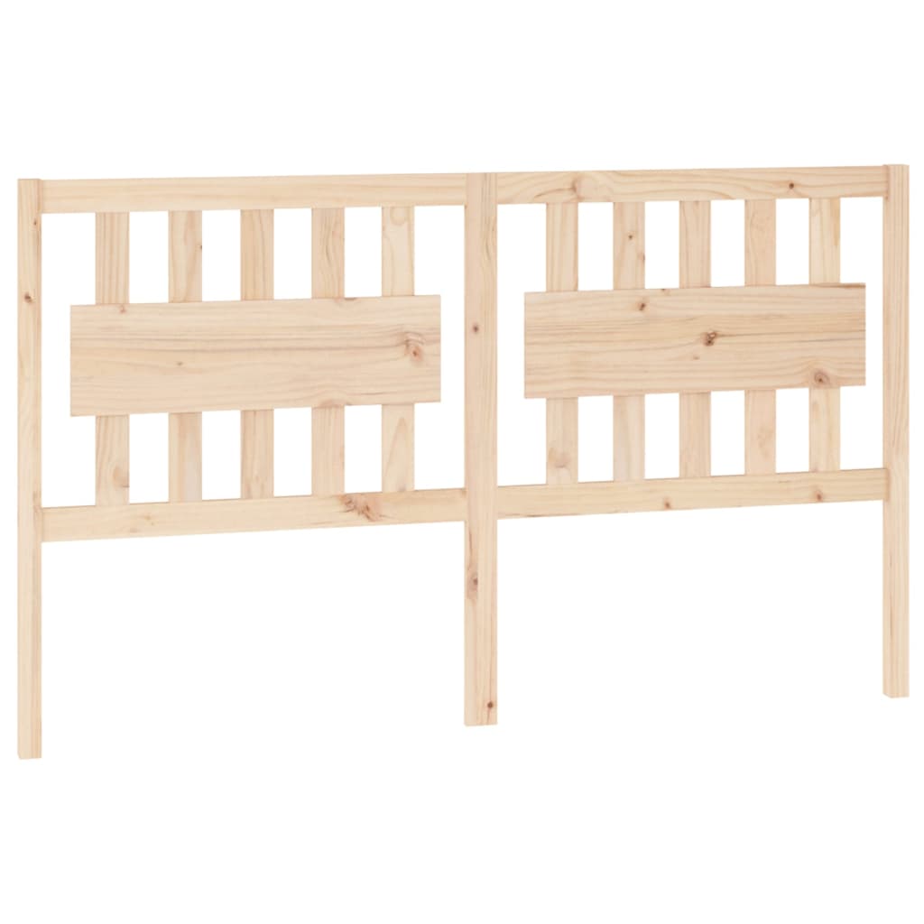 Testiera per Letto 155,5x4x100 cm in Legno Massello di Pino - homemem39