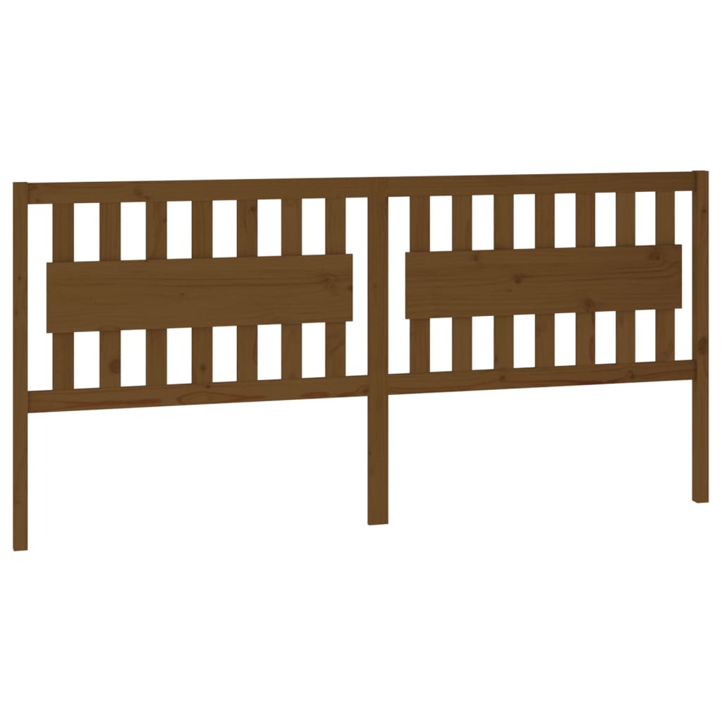 Testiera per Letto ambra 205,5x4x100 cm Legno Massello di Pino - homemem39