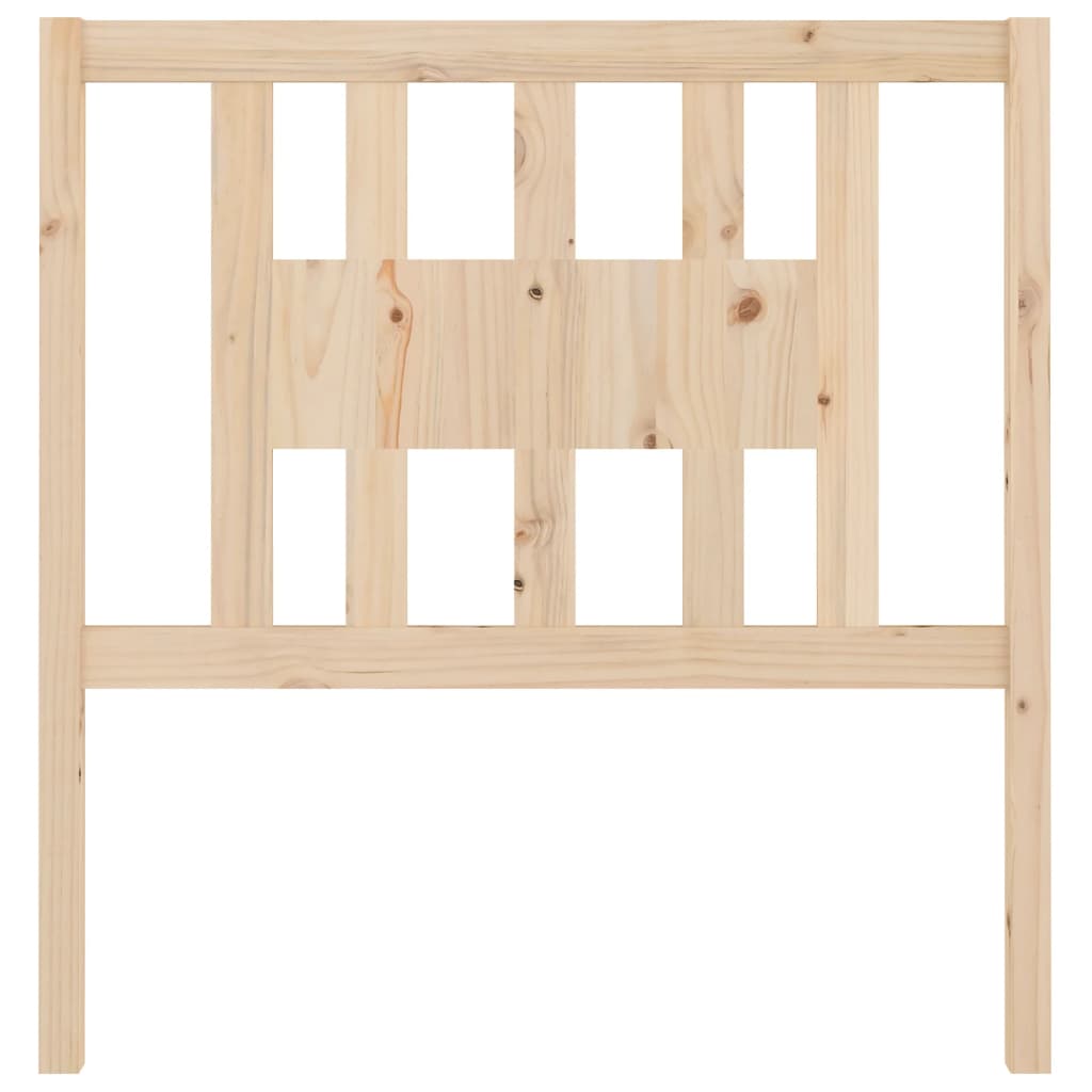 Testiera per Letto 96x4x100 cm in Legno Massello di Pino - homemem39