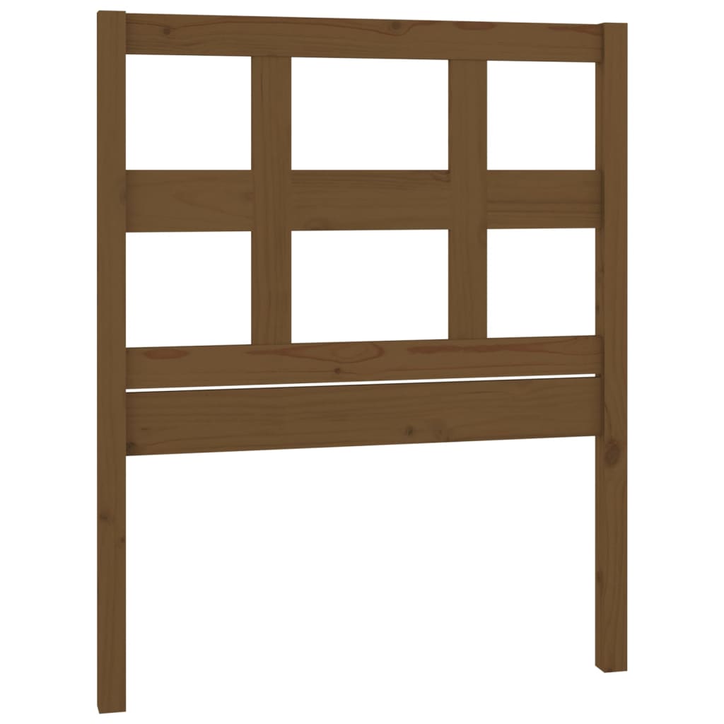 Testiera per Letto ambra 105,5x4x100 cm Legno Massello di Pino - homemem39