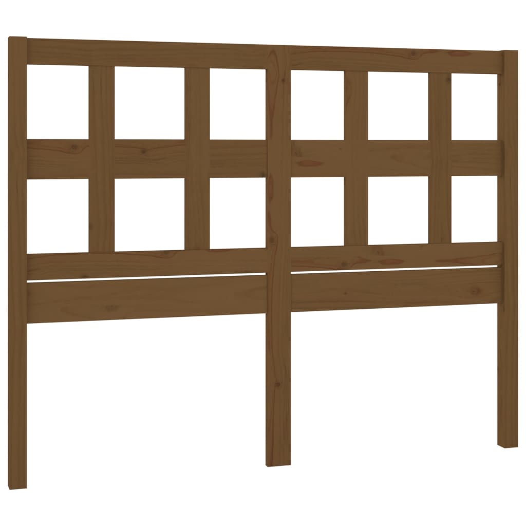Testiera Letto ambra 205,5x4x100 cm in Legno Massello di Pino - homemem39