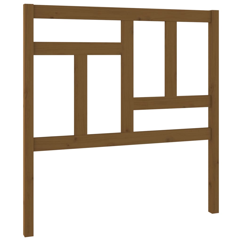 Testiera per Letto ambra 95,5x4x100cm in Legno Massello di Pino - homemem39