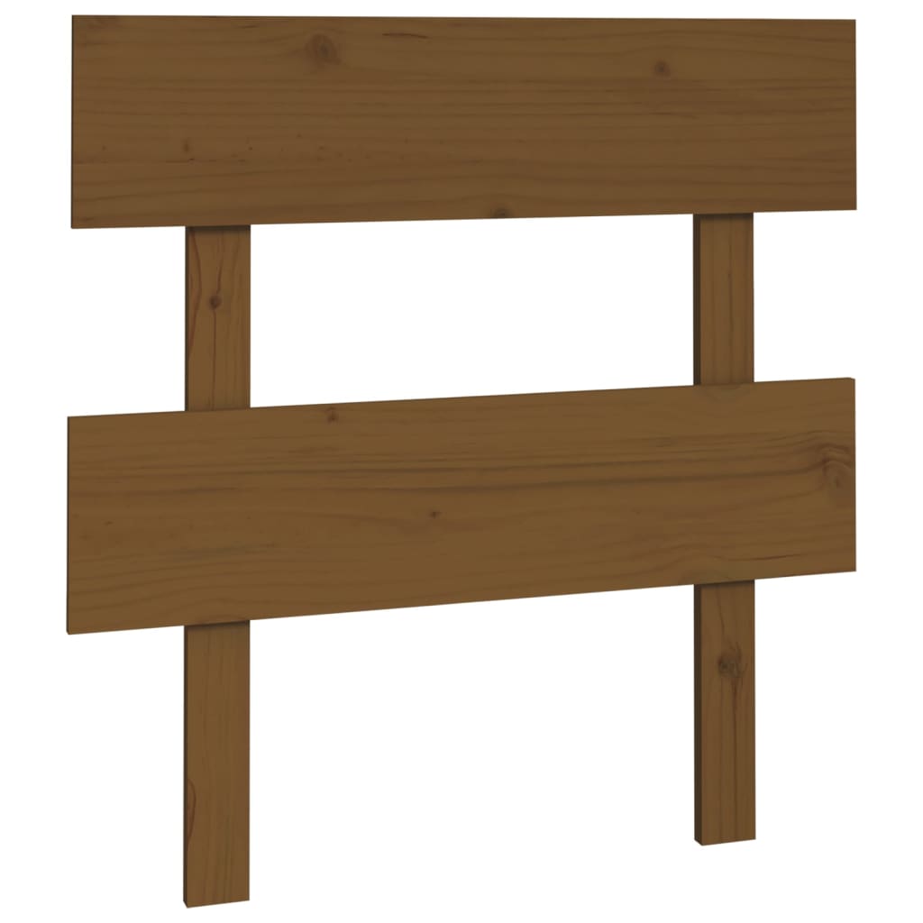 Testiera per Letto ambra 78,5x3x81 cm in Legno Massello di Pino - homemem39