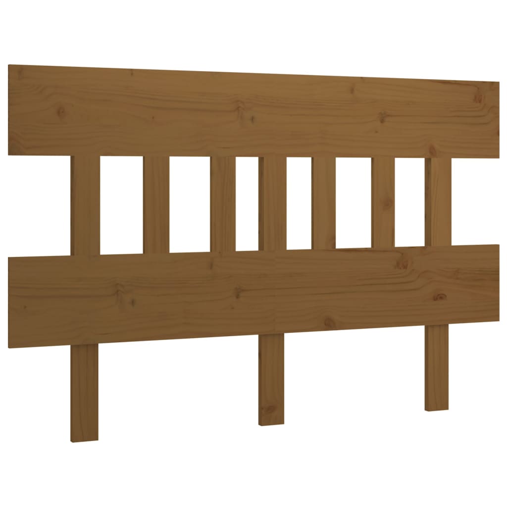 Testiera per Letto ambra 183,5x3x81cm in Legno Massello di Pino - homemem39