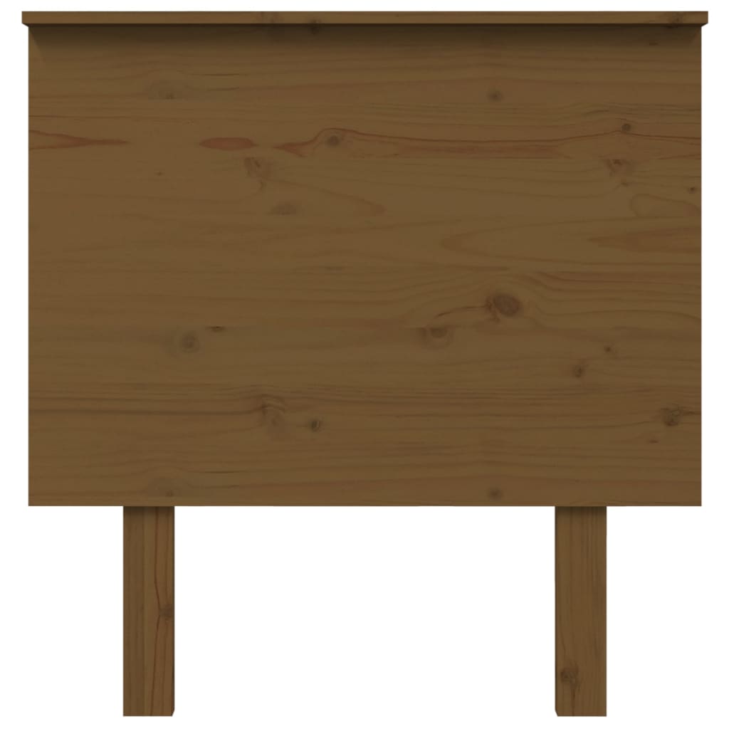 Testiera per Letto ambra 79x6x82,5 cm in Legno Massello di Pino - homemem39
