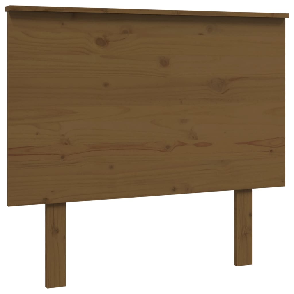 Testiera per Letto ambra 94x6x82,5 cm in Legno Massello di Pino - homemem39