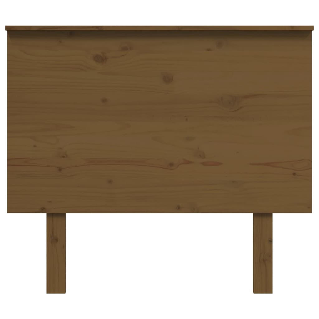 Testiera per Letto ambra 94x6x82,5 cm in Legno Massello di Pino - homemem39