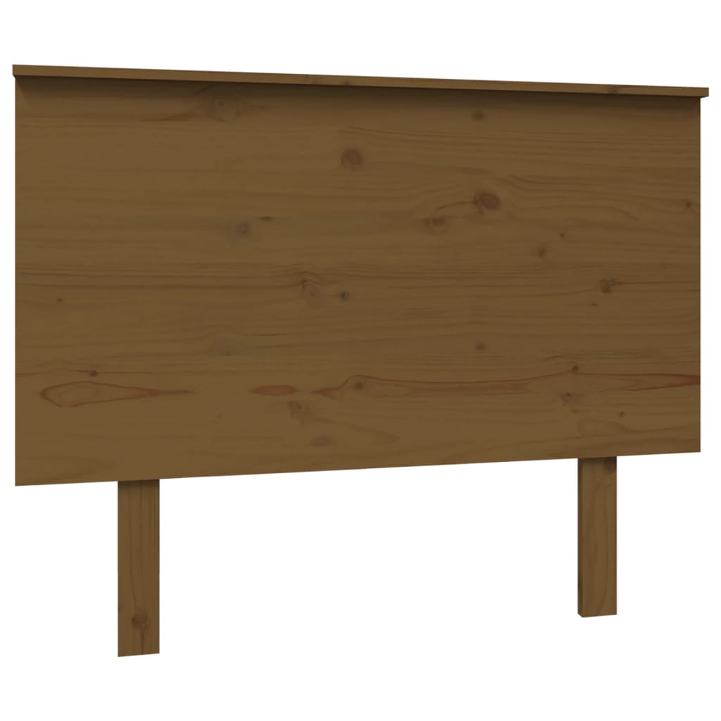 Testiera per Letto ambra 104x6x82,5cm in Legno Massello di Pino - homemem39