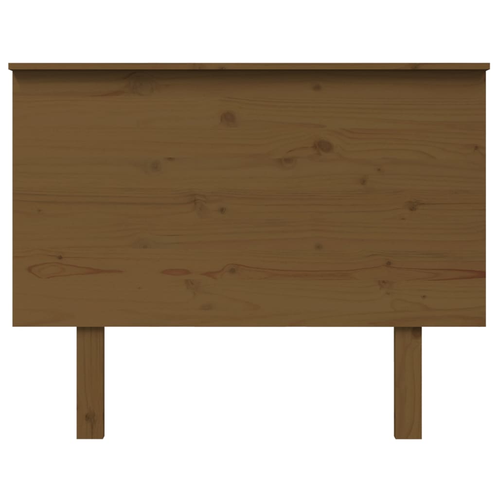 Testiera per Letto ambra 104x6x82,5cm in Legno Massello di Pino - homemem39