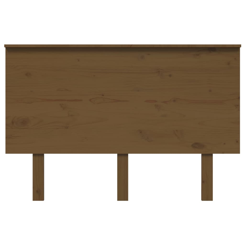 Testiera per Letto ambra 124x6x82,5cm in Legno Massello di Pino - homemem39