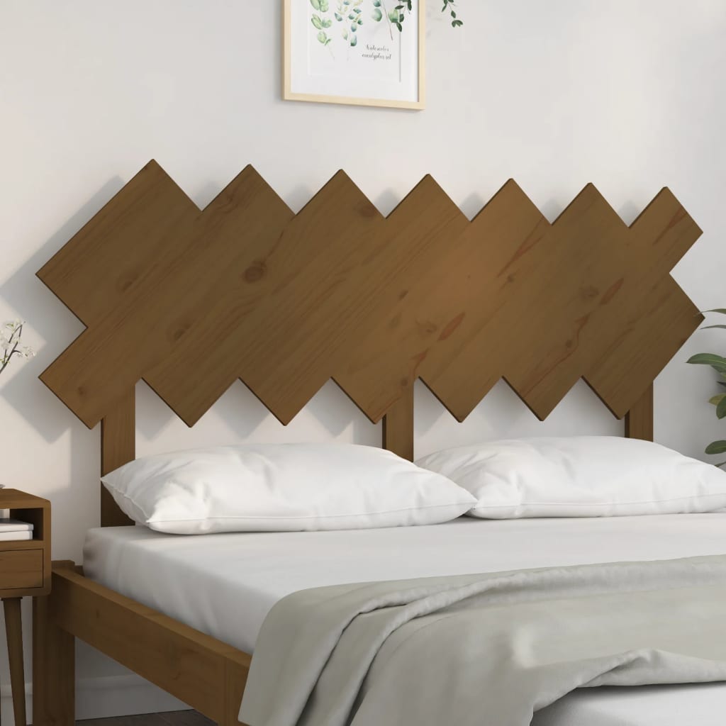 Testiera per Letto Ambra 151,5x3x81 cm Legno Massello di Pino - homemem39